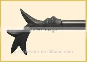 28-48" Matt Black Wrought Iron Window Modern Curtain Rod thumbnail-1