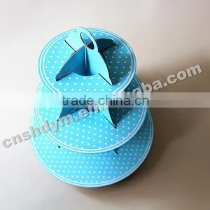 High Quality Cardboard Wholesale Cake Stand thumbnail-2