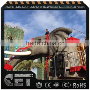 Exhibition Elephant Walking Mechanical Elephant Animatronic Elephant thumbnail-4