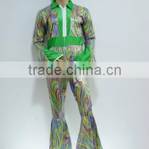 70'S Disco Suit Dancer Mens Fancy Dress 70s Party Uniform Instant Costume thumbnail-2