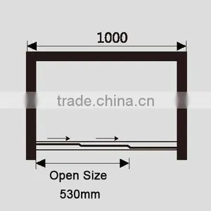 Aluminum Frame 3 Panel Folding Shower Room (KD4001) thumbnail-2