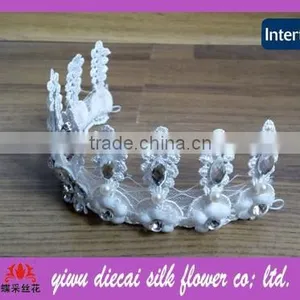Bridal Decorative Hair Jewelry Lace Tiara thumbnail-1