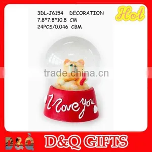 Acylic Liquid Snow Globe 3D Poly Liquid Snow Globe thumbnail-5