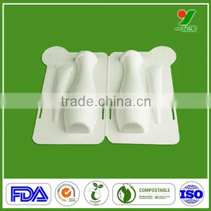 Eco-friendly Manufacturer Supply Pulp Cosmetic Packaging Tray thumbnail-2
