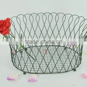 Decorative Vintage Stackable Wire Basket thumbnail-4