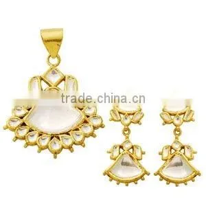 Kundan Pendant Sets thumbnail-1