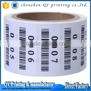 Cheap High Quality Custom Hot Selling Thermal Paper Sequential Number Label thumbnail-2