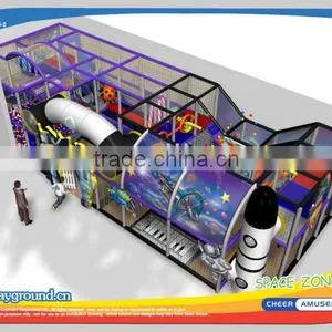 Cheer Amusement Space Themed Indoor Soft Playground thumbnail-1