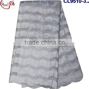 CL9510 Muti Color African French Lace High Quality African Embroidery Tulle Lace Fabric thumbnail-2