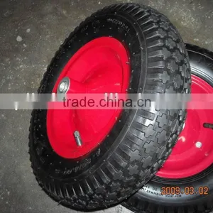 Pneumatic Wheel 400-8 Wheel Barrow Wheel 400-8 thumbnail-1