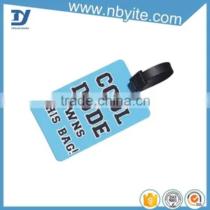 2016 Cheap Bright Colorful Plastic Luggage Tag Custom Soft PVC Luggage Tag thumbnail-5
