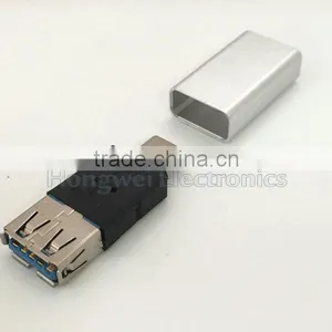 USB-C (Type-C) to 3.0 USB-A (Type-A) Female Adapter Converter Connector for Mac Book, Nokia N1, HTC 10, LG G5, Nexus 5X/6P thumbnail-5