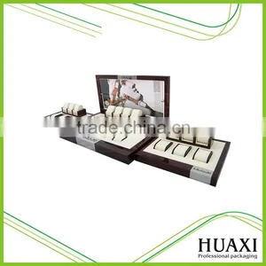 Huaxin High Gloss Lacquered Aluminium MDF Vertical Wrist Watch Display thumbnail-1