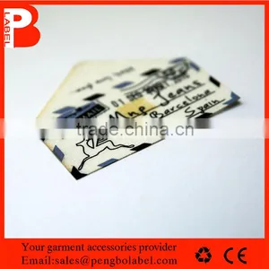 Tea Dye Care Label for Jeans, Different Logo Design thumbnail-2