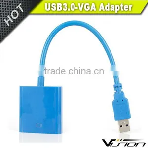 USB 3.0 to VGA Video Graphic Card Display External Cable Adapter for PC Laptop Windows 7/8 thumbnail-1