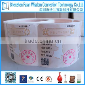 Custom Paper/plastic Unique Barcode/qrcode/serial Number Sticker Label thumbnail-4