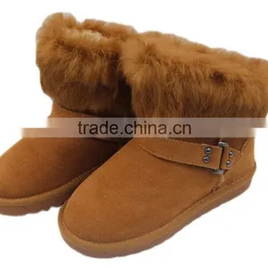 Snow Women Mildness Pashmina Winter Fur Camo Boots With Neoprene thumbnail-1