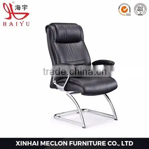 2016 Hot New Furniture Aluminium Arm Leather Big Boss Heavy Duty Office Chairs thumbnail-6