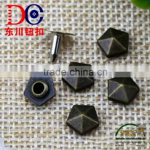 Hot Sale Star Shape Jeans Button Rivet and Studs Custom Leather Rivets for Bag thumbnail-1