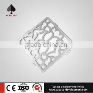 Colorful 500*500mm Unbreakable Decorative Carving Wall Panel Used for Bedroom thumbnail-2