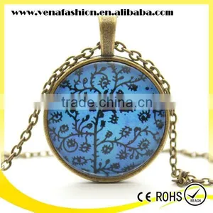 Long Chain Cheap Price Gold Tree of Life Pendant Necklace thumbnail-4