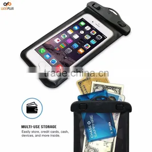 Luckiplus Travel Sport Swimming Phone Bag Waterproof, Snowproof, Dirtproof Case Bag for Phone Safe in Water thumbnail-3