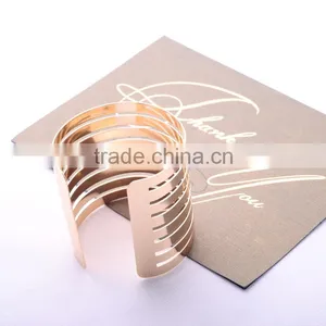 >>>Hot Sale 2016 Openings Alloy Bangles Gold Plated Bracelet Fashion Multilayer Hollow Women Bracelet Bangle thumbnail-4