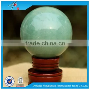 HJT Nature Green Aventurine Crystal Ball Personalized Quartz Sphere thumbnail-1