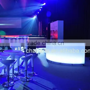 New Acrylic Illuminated Led Glow Bar Table thumbnail-1