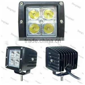 ShengWell 16W 3" Square LED Driving Light 9--32v IP67 CREE Led Car Driving Light 12volt 3" Led Driving Light thumbnail-1