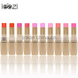 Wholesale Best Selling Fahsion Design Golden Tube Cosmetics Naked Natural Long Lasting Rose Red Lipstick thumbnail-5