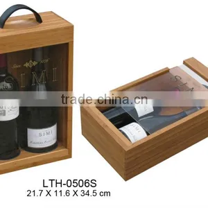 Custom Wooden Wine Packing Box Wholesale Wine Packing Box Supply thumbnail-1