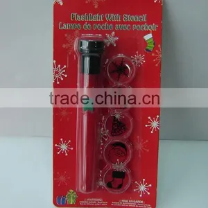 Plastic Children Logo Led Projector Torch thumbnail-1