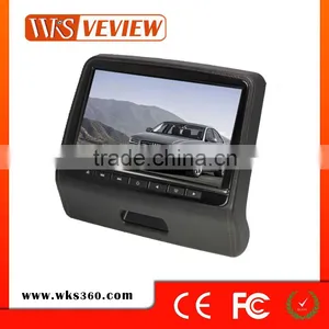 High Quality 9 Inch Car Hadrest Monitor With Wireless Game and Digital Panel thumbnail-1