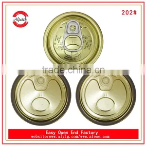 Canned Food Packaging Material 209# Tinplate Easy Open End thumbnail-3
