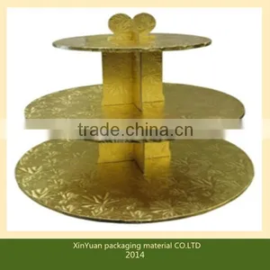 Gold 3 Tire Cupcake Stand thumbnail-2