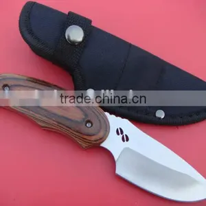 OEM 8Cr13Mov Blade Survival Knife With Color Wood Hanlde thumbnail-1