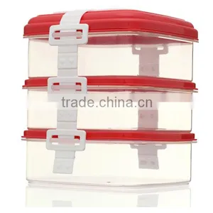 One on One Portable Microwave Safe Food Savers Food Storage Containers With Carrying Handle thumbnail-3