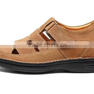 2016 Summer Height Increasing Style Genuine Leather Men Sandals thumbnail-3