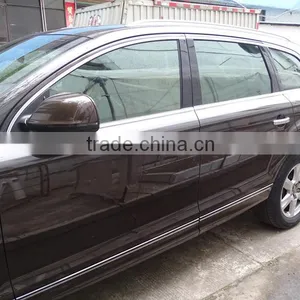 Plastic Chrome Plating Door Handle Cover Plates for Audi Q7 Accessories thumbnail-2