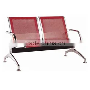 Metal Steel Salon Waiting Bench thumbnail-3