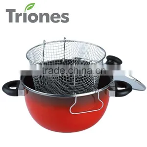 Carbon Steel Non-stick Enamel Deep Fryer(TR-EDF24) thumbnail-1