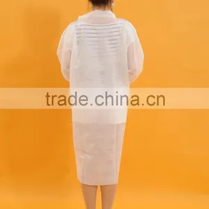 PP Whte With Zipper Doctors Lab Coat With Embroidery thumbnail-2