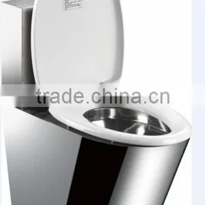 Stainless Steel WC Squatting Pan Toilet GR-005 thumbnail-5