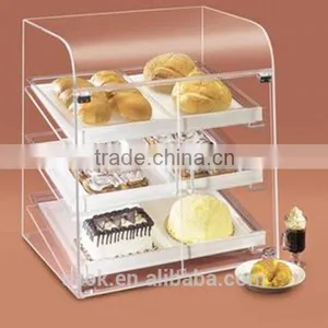 Transparent Acrylic Bread and Cake Display Box for Retail Shop Wholesale thumbnail-1