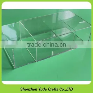 Hot Selling Lucite Shoe Case With Sliding Out Drawer, Clear Dustproof Shoe Drawer thumbnail-1