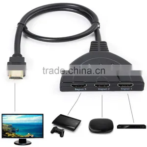 Top Selling! Wholessale Hdmi Splitter to Hdmi and Component , 3 HD Input 1 Output for Various Devices thumbnail-1