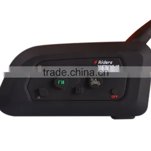 High Quality!Vnetphone V4 Bluetooth Stereo Walkie Talkie With Microphone Waterproof Bluetooth Headset thumbnail-2