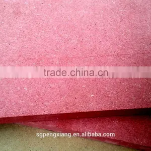 Fireproof Material Red Color Plain MDF thumbnail-1