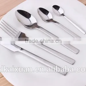 Simple Design Stainless Steel Spoon Fork Knife Set Cutlery KX-S168 thumbnail-2